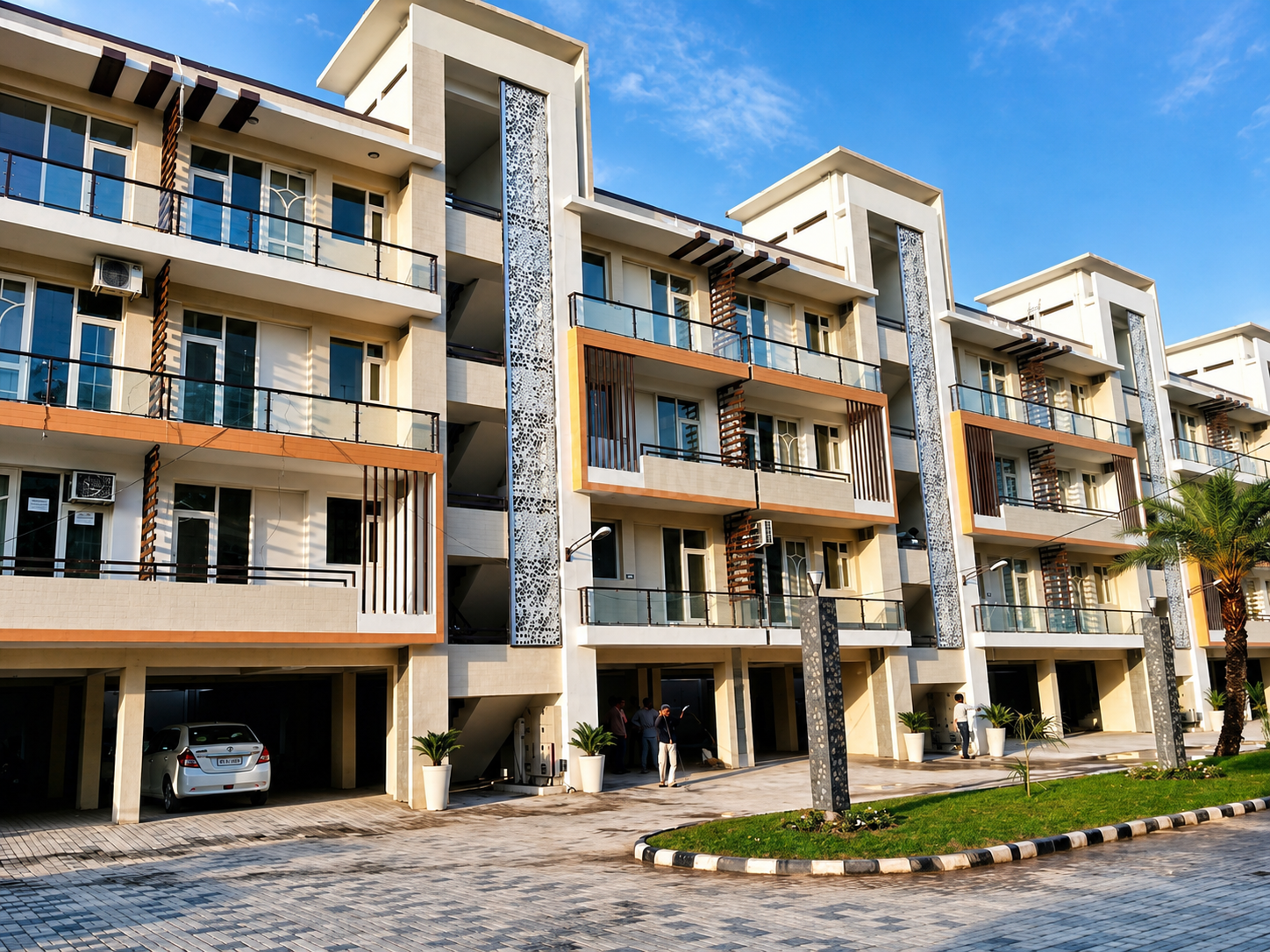 Motiaz Blue Ridge Zirakpur residential towers exterior