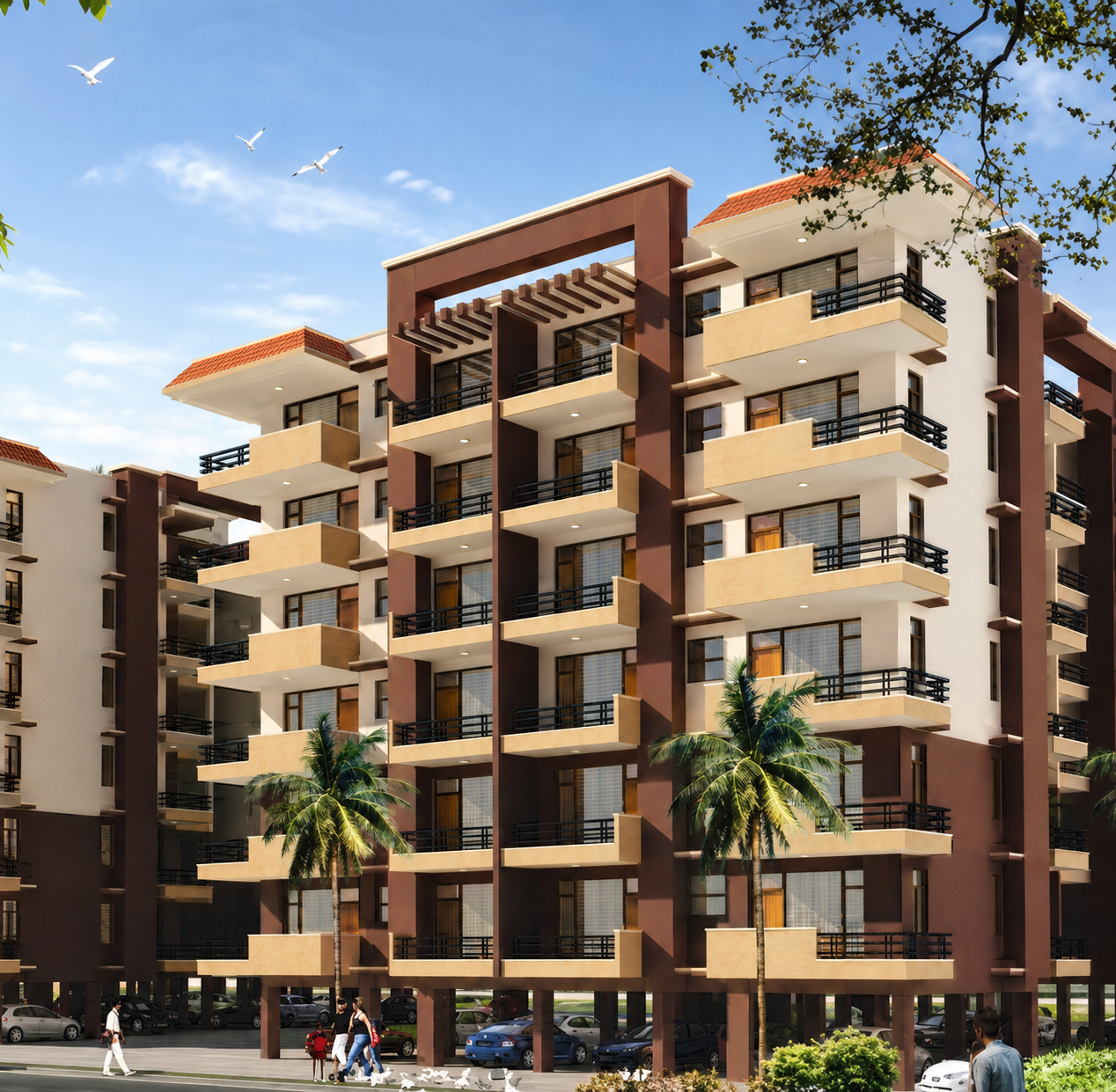 Mayfair Park Kishanpura Zirakpur towers