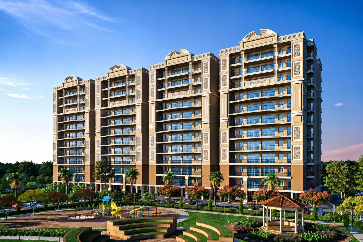 Ananta Avanza Zirakpur luxury residence exterior